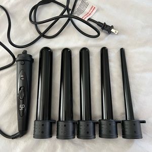 Hair Curling Iron Wand Set